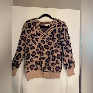 Leopard print sweater